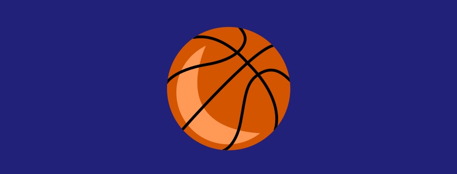 Illustration of a basketball