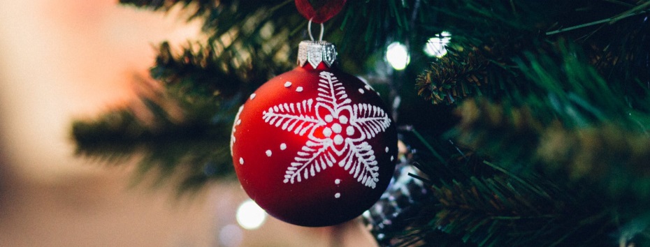 A Christmas ornament