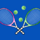 decorative Tennis Event banner