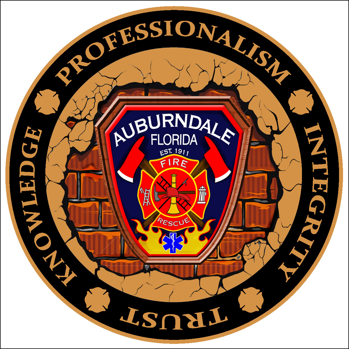 Logo of the Auburndale Fire Department