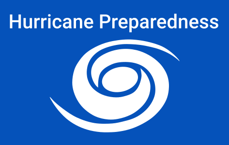 Text says Hurricane Preparedness